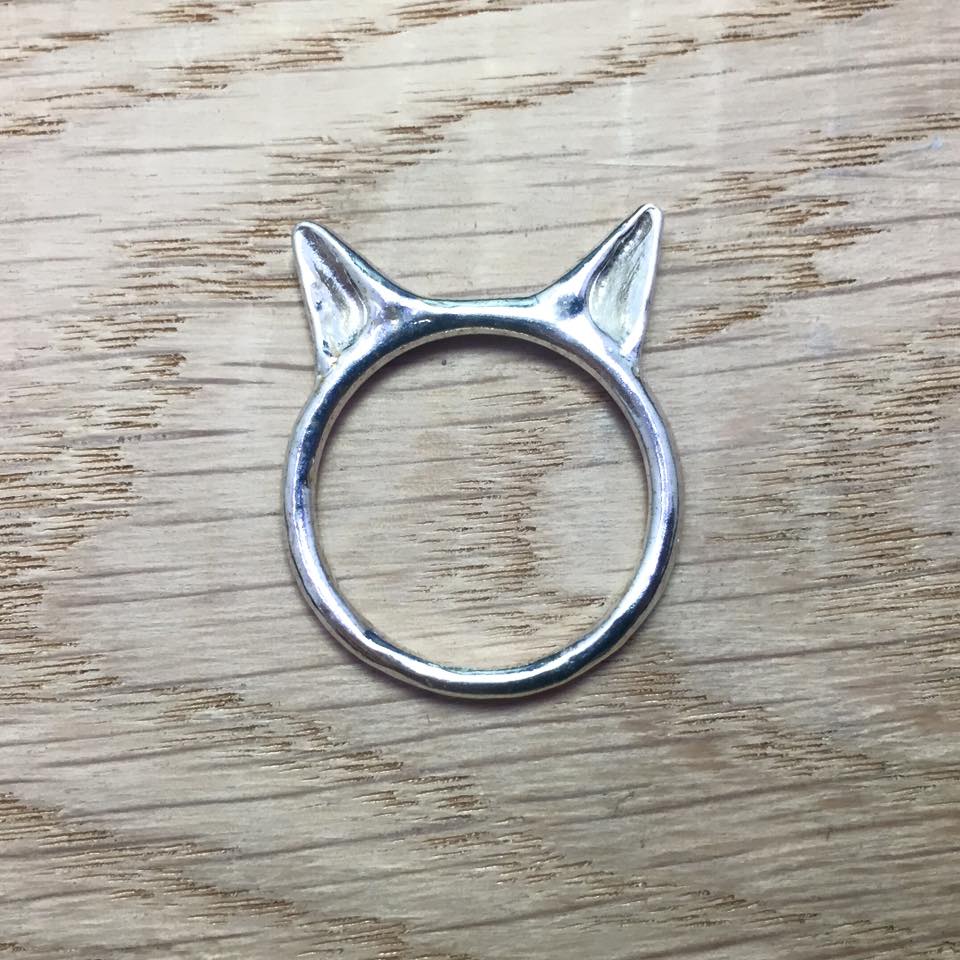 Anello "Gatto" in Argento