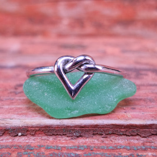 Anello "Nodo a Cuore" in Argento