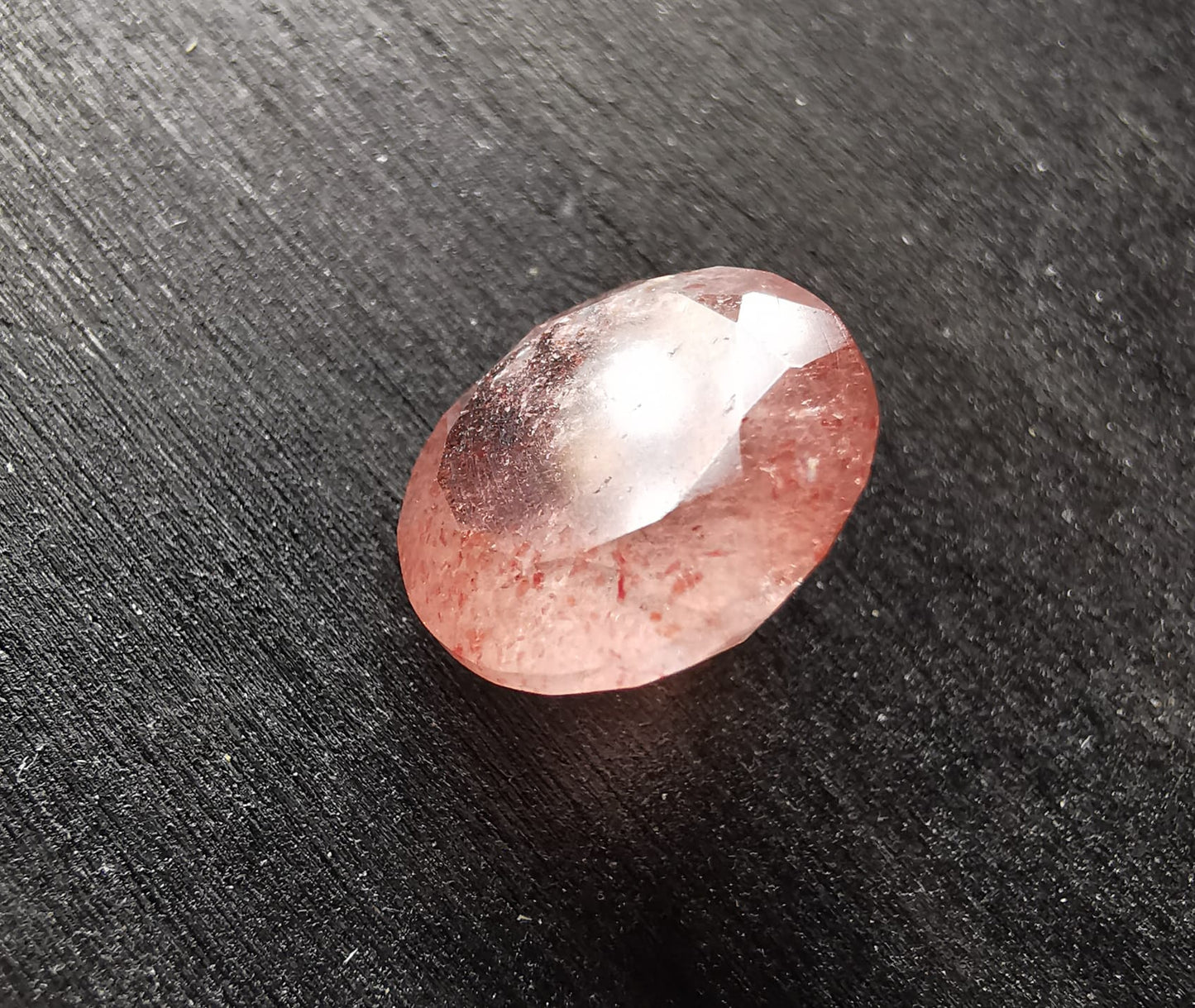 Quarzo Strawberry taglio rotondo 4,84 ct