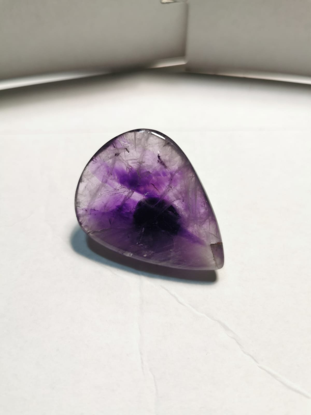 Ametista taglio goccia cabochon 88,86 ct