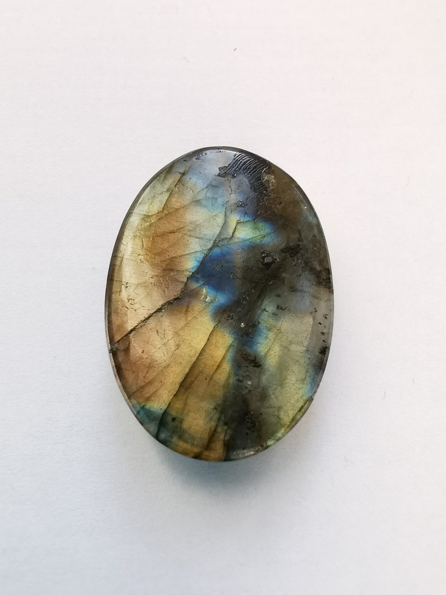 Labradorite taglio ovale cabochon 64,70 ct