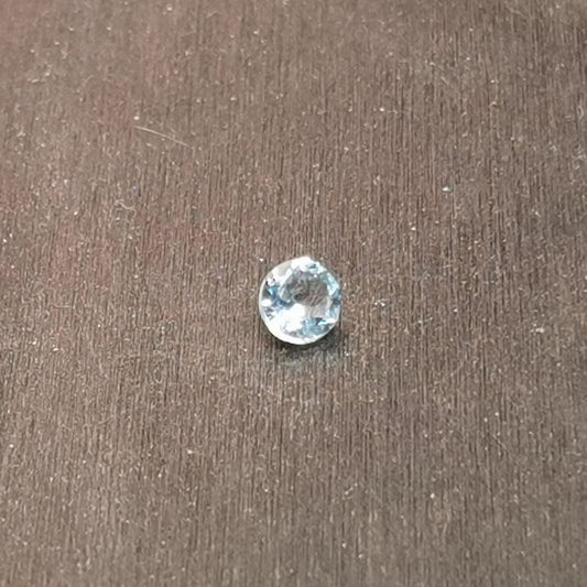 Acquamarina taglio rotondo 0,41 ct