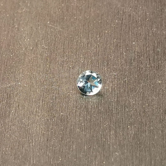 Acquamarina taglio rotondo 0,45 ct