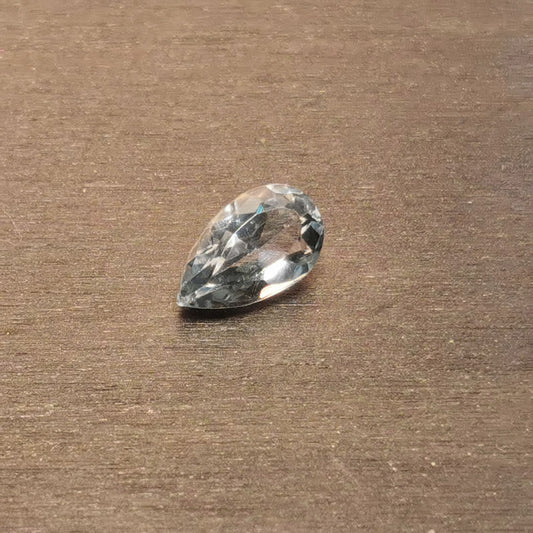 Topazio azzurro taglio goccia 2,87 ct